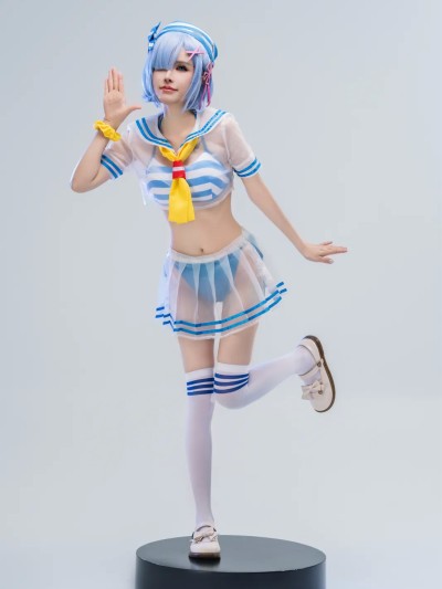 鹿八岁baby (baby-LuLu) cosplay Rem Sailor – Re:Zero